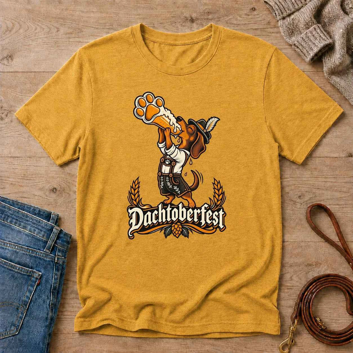 Dachtoberfest Das Paw Tee