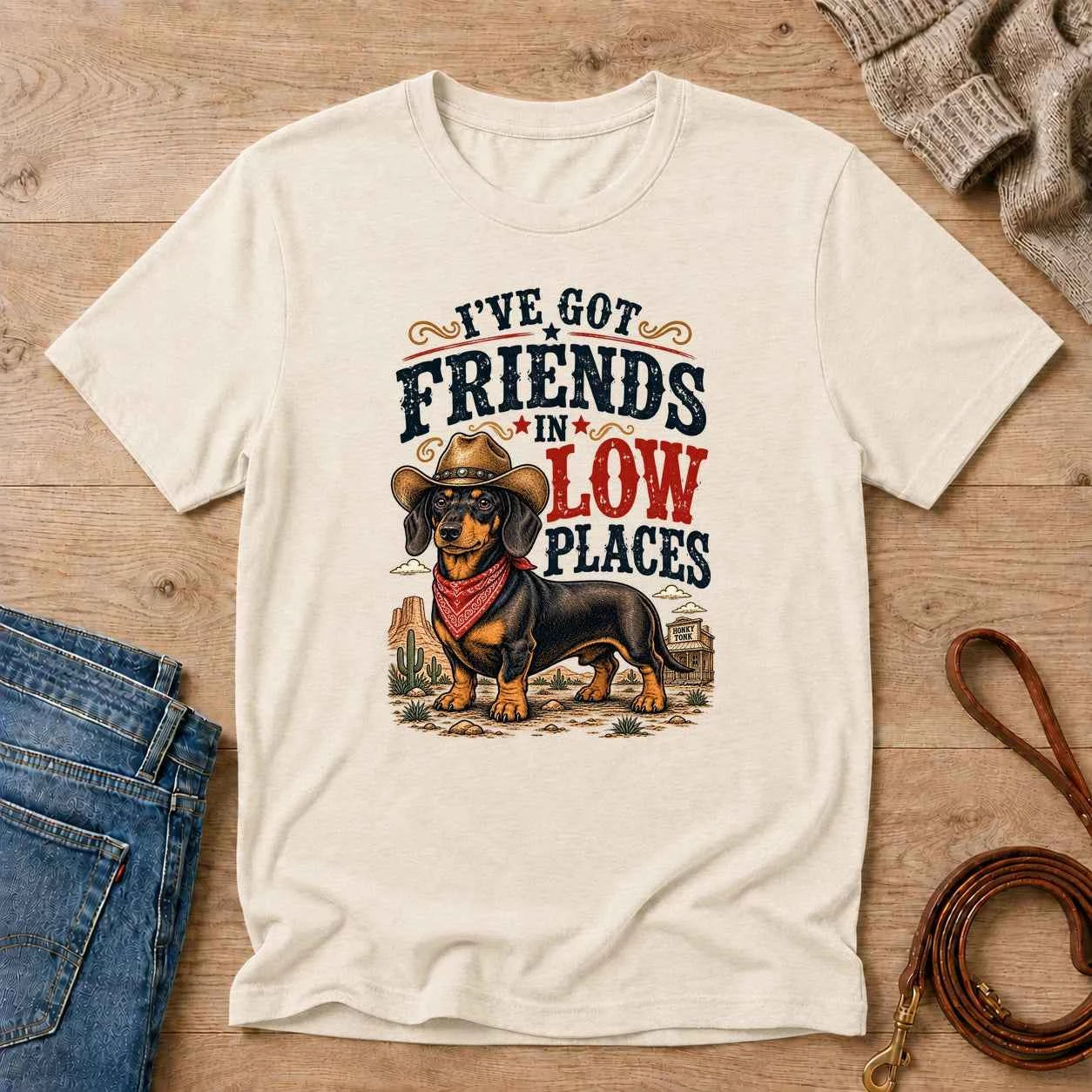 Friends In Low Places Tee