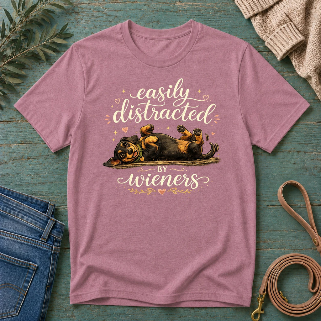 Easily Distracted by Wieners Tee