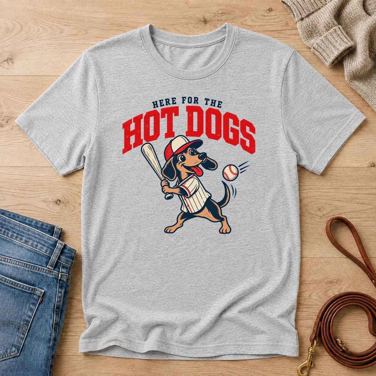 Baseball Dog Tee