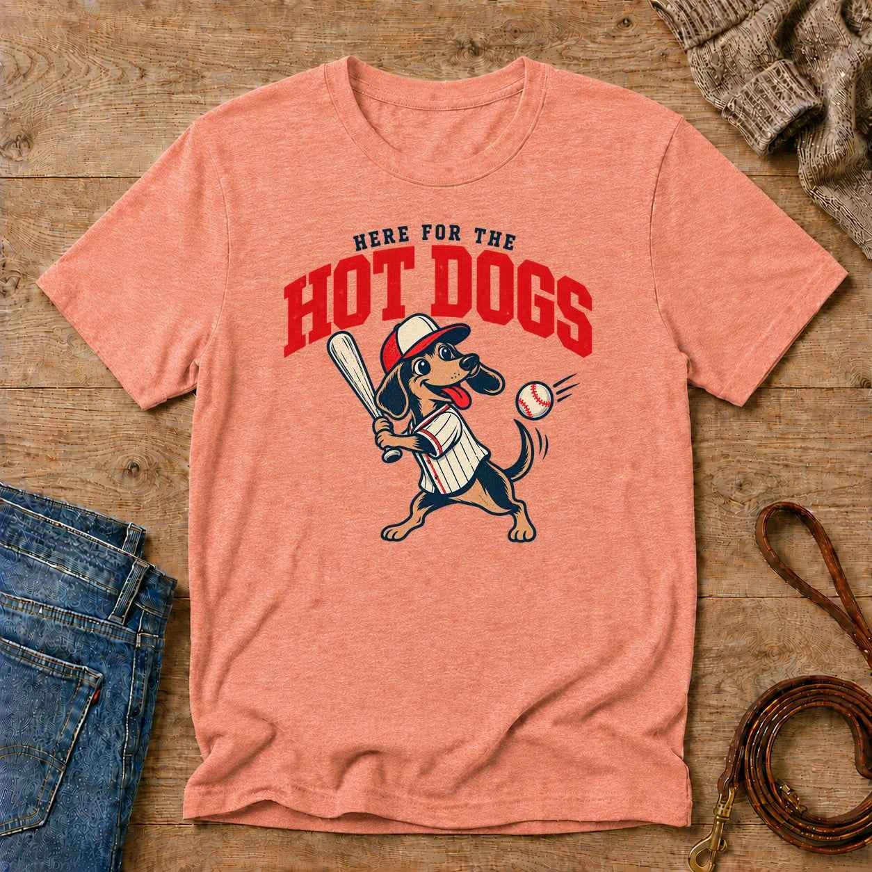 Baseball Dog Tee