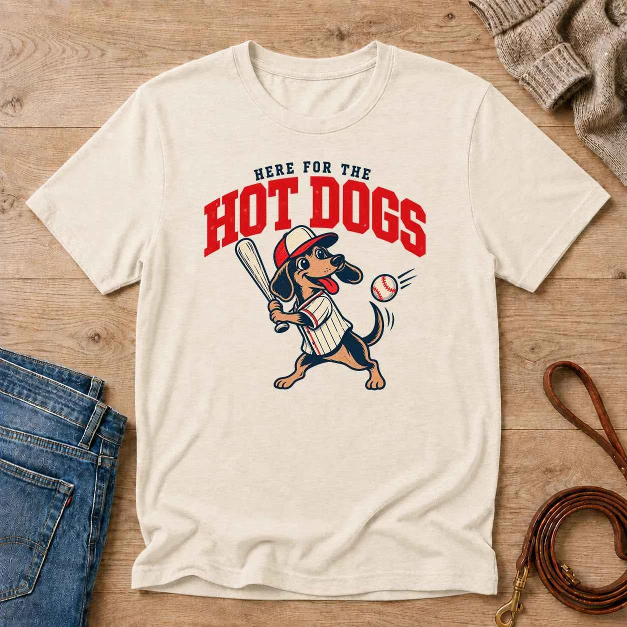 Baseball Dog Tee