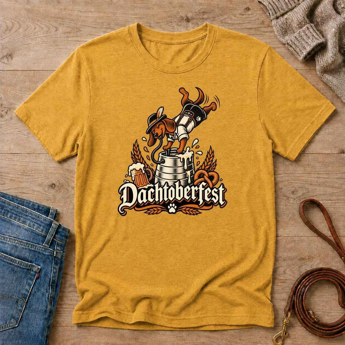 Dachtoberfest Keg Stand Tee