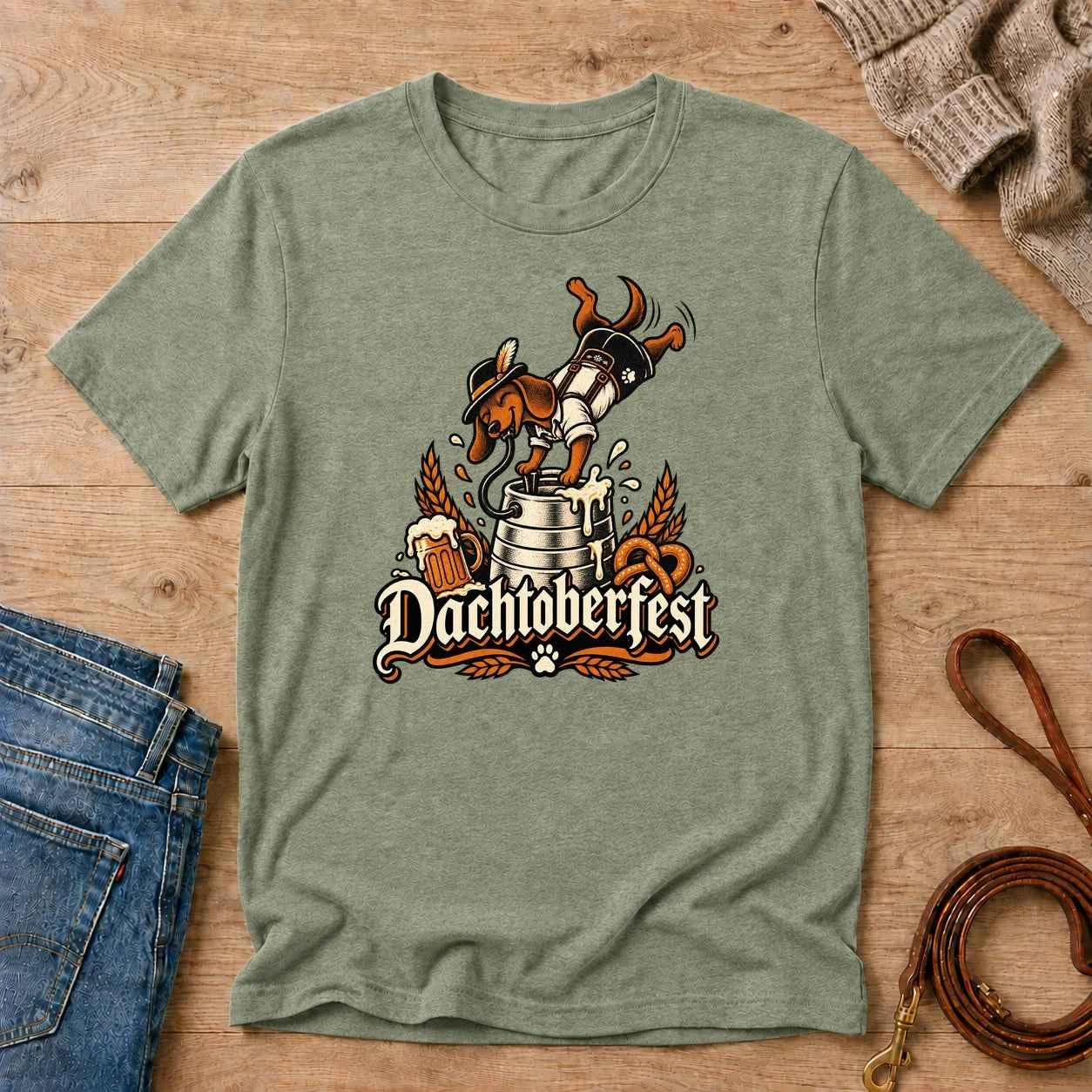 Dachtoberfest Keg Stand Tee