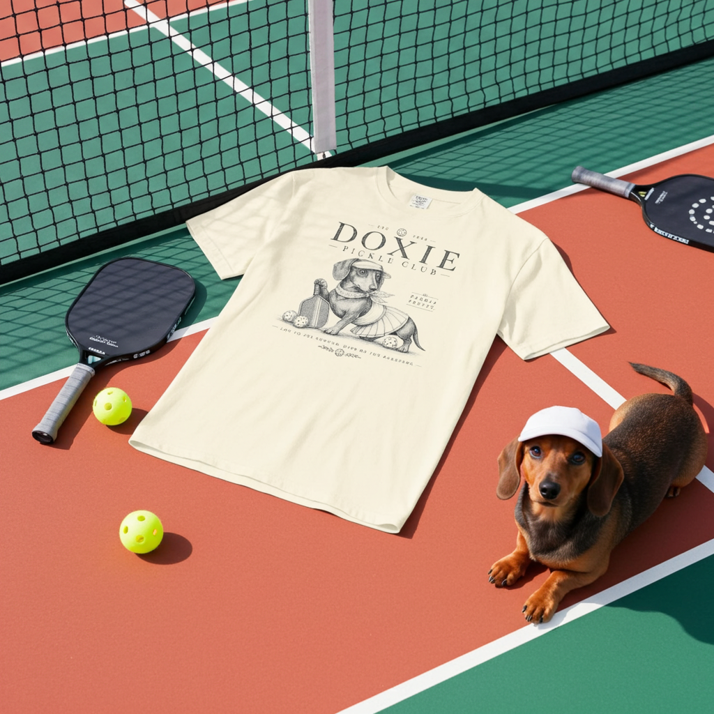 Doxie Pickle Club Tee - Paddle Pretty