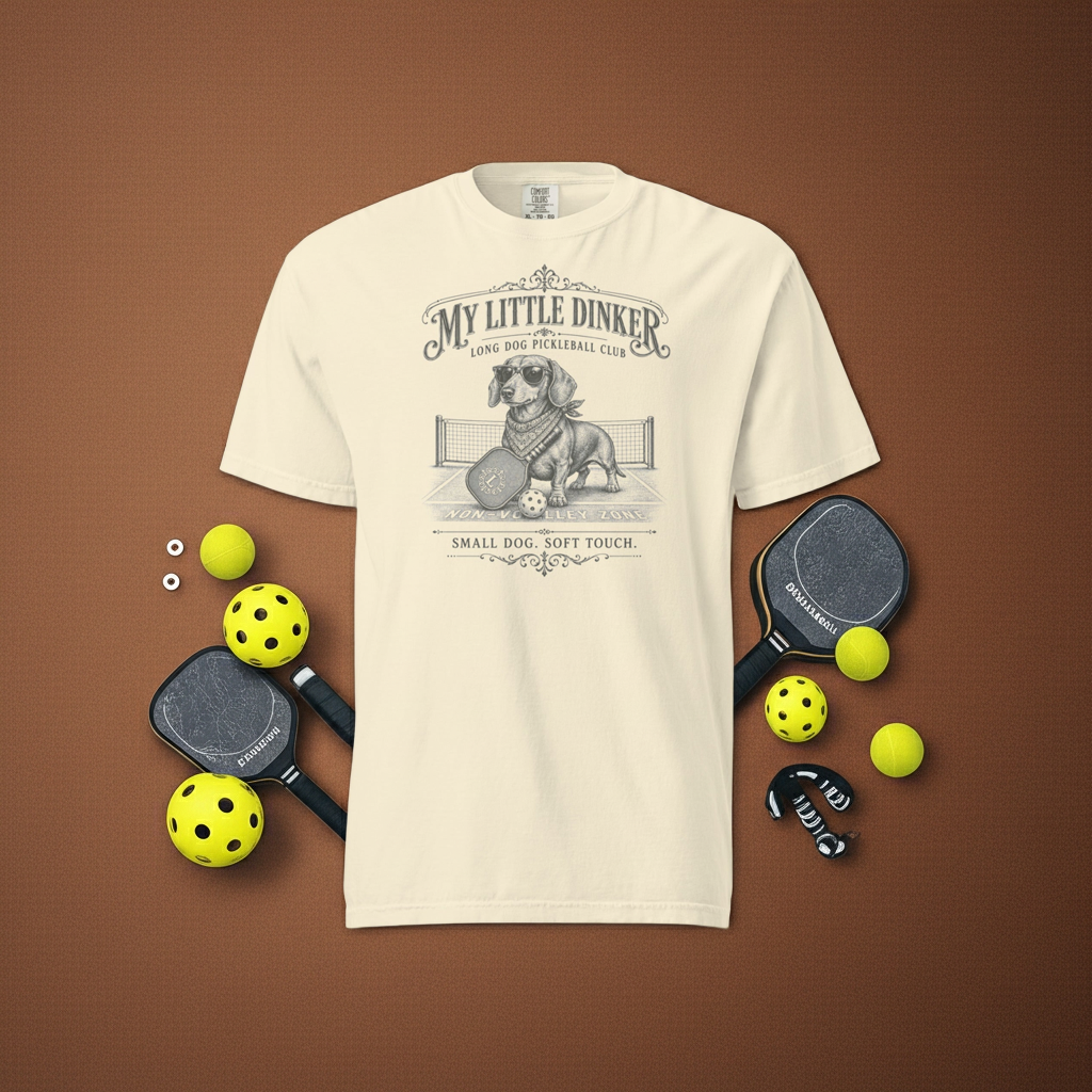 My Little Dinker - Long Dog Pickleball Club Tee