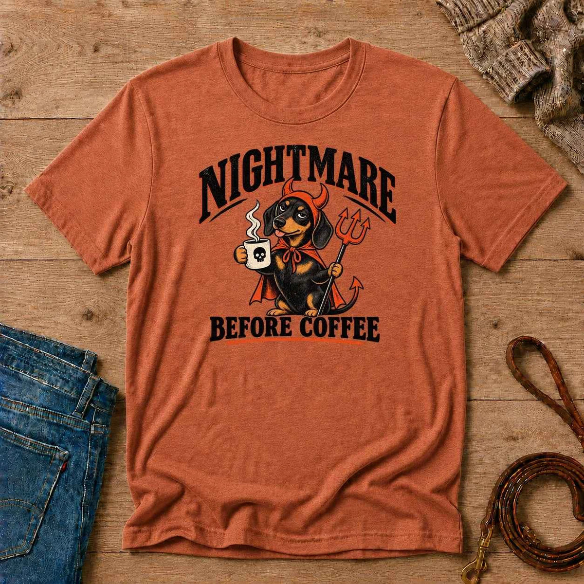 Nightmare Before Coffee Tee