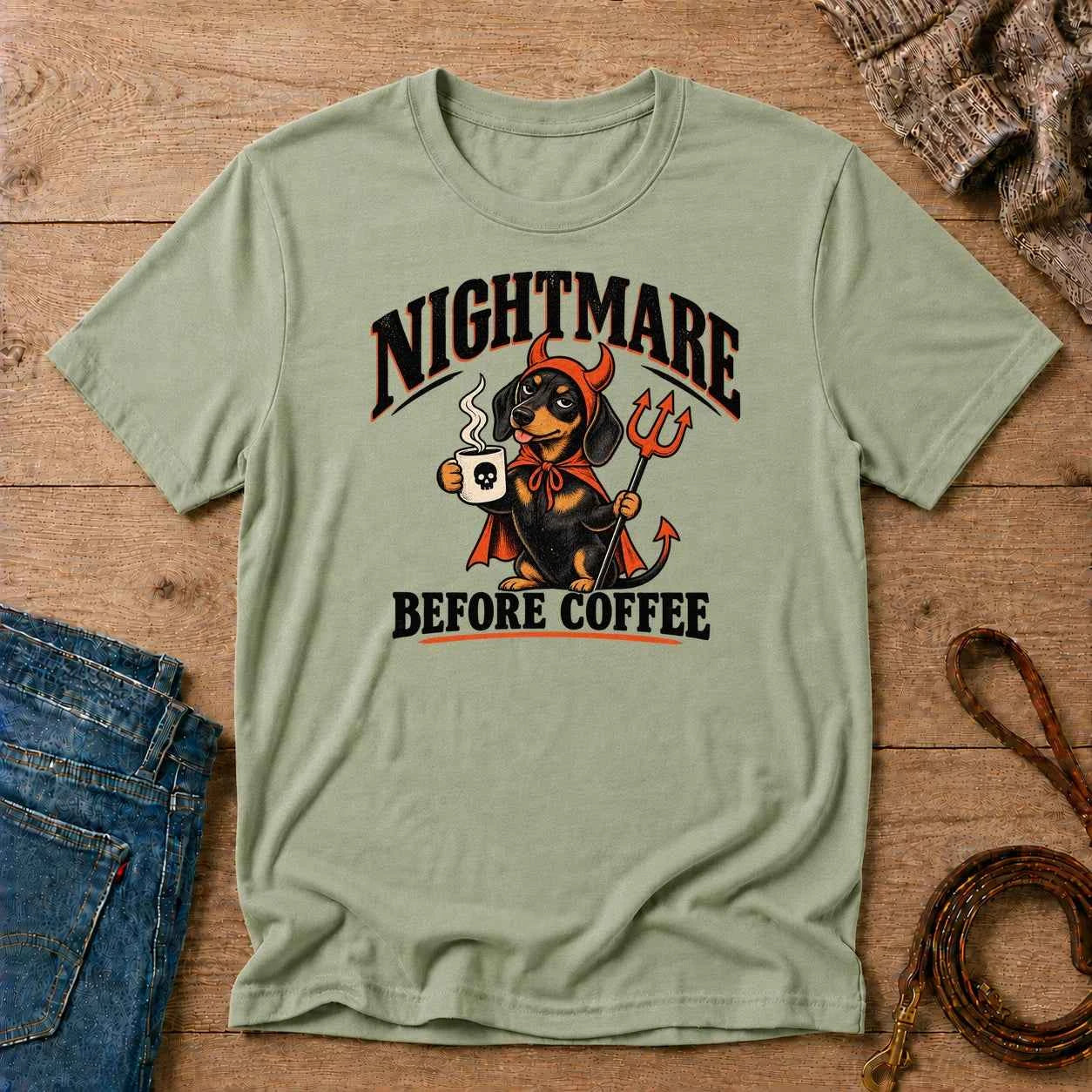 Nightmare Before Coffee Tee
