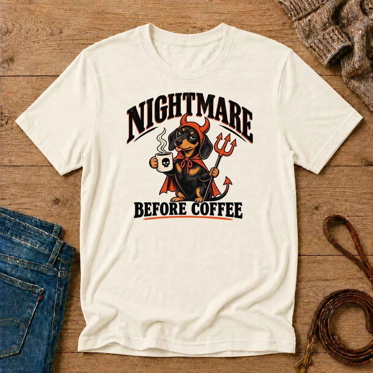 Nightmare Before Coffee Tee