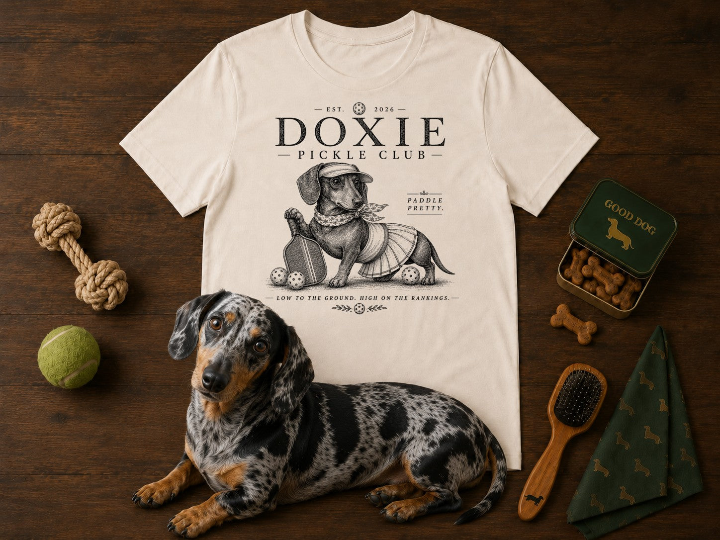 Doxie Pickle Club tee