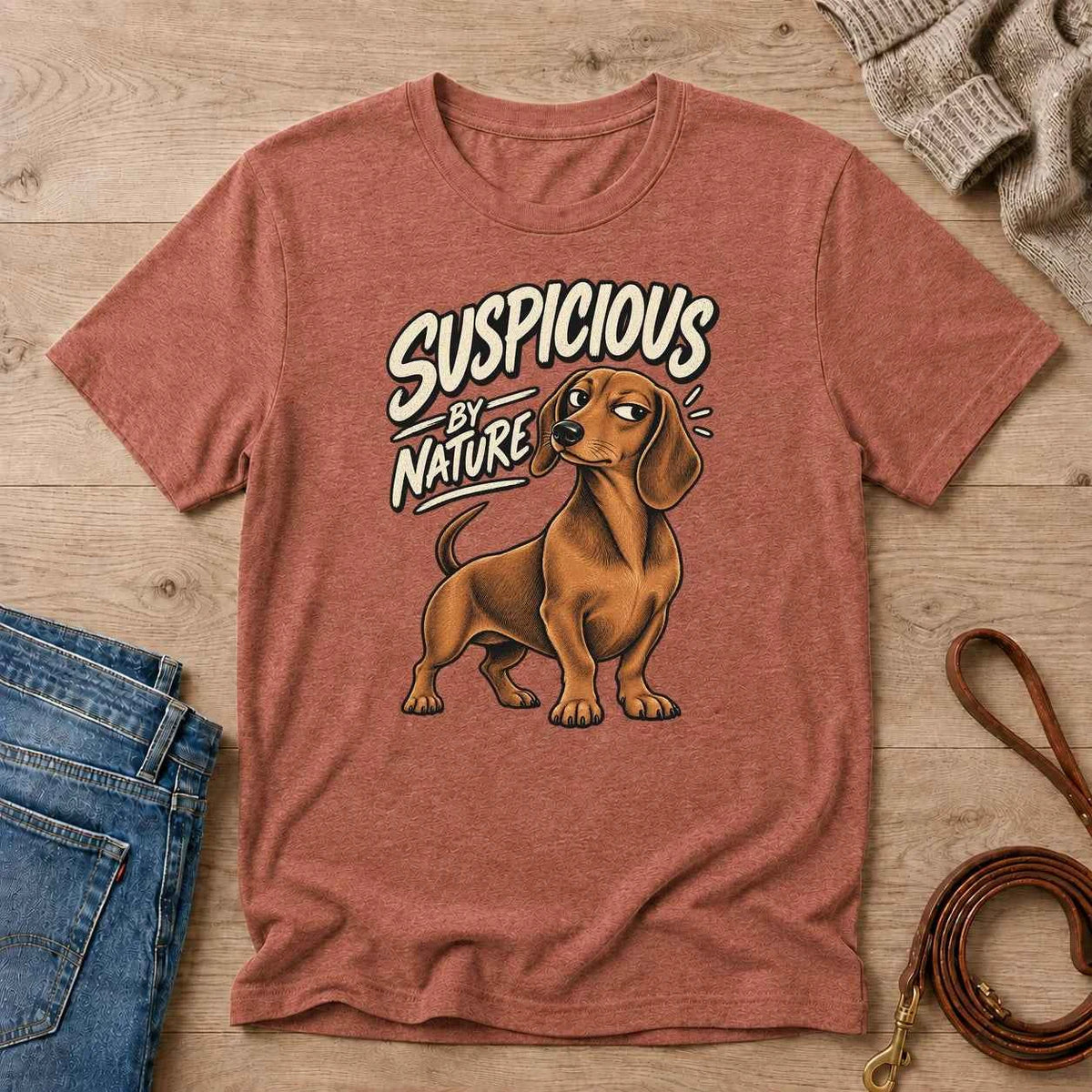 Suspicious Doxie Tee
