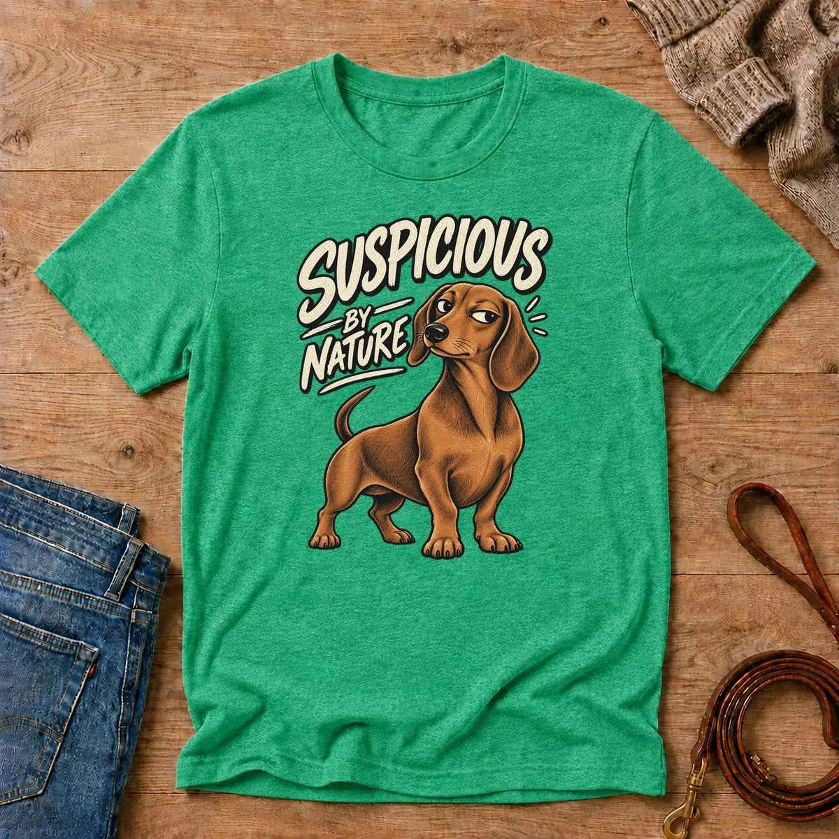 Suspicious Doxie Tee