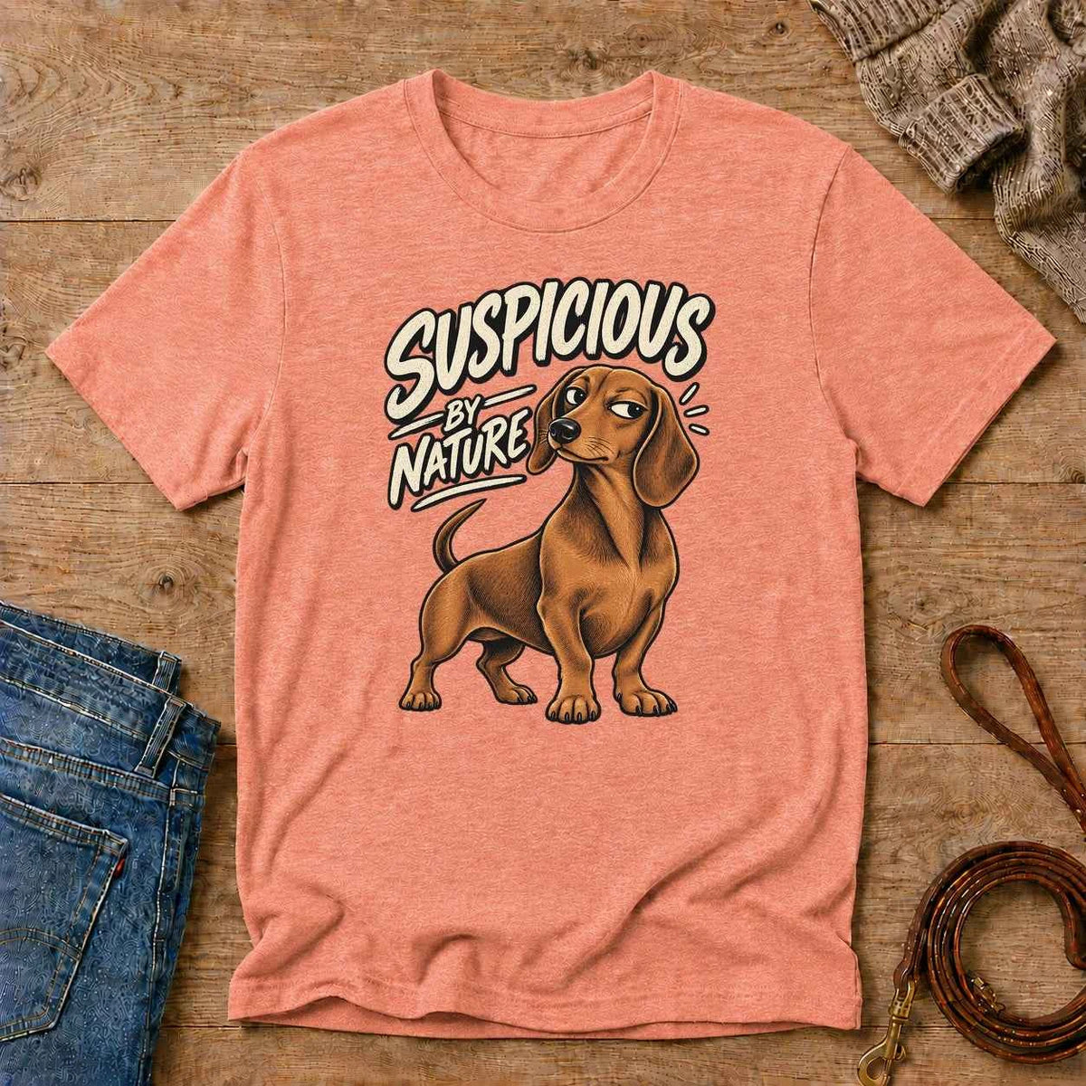 Suspicious Doxie Tee
