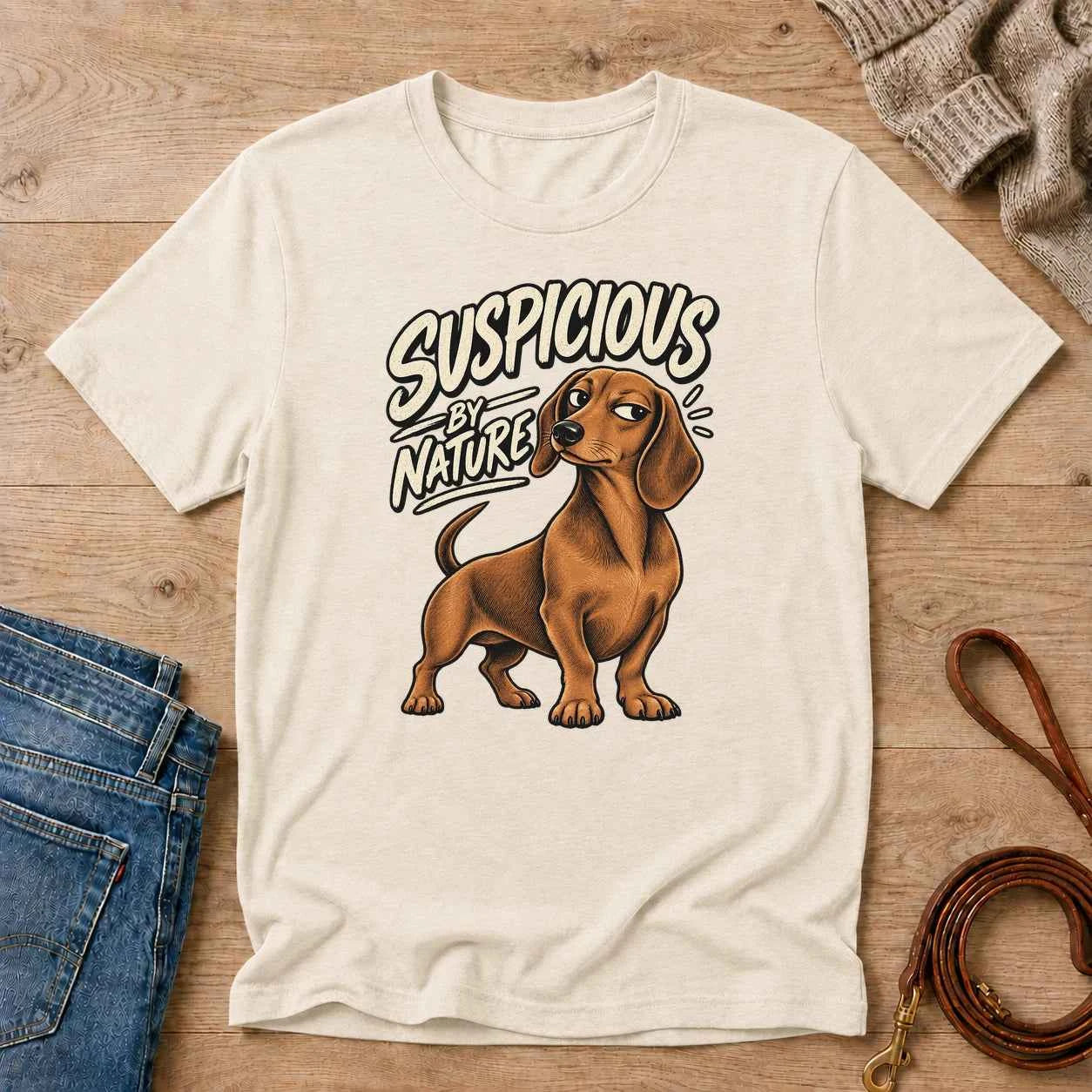 Suspicious Doxie Tee
