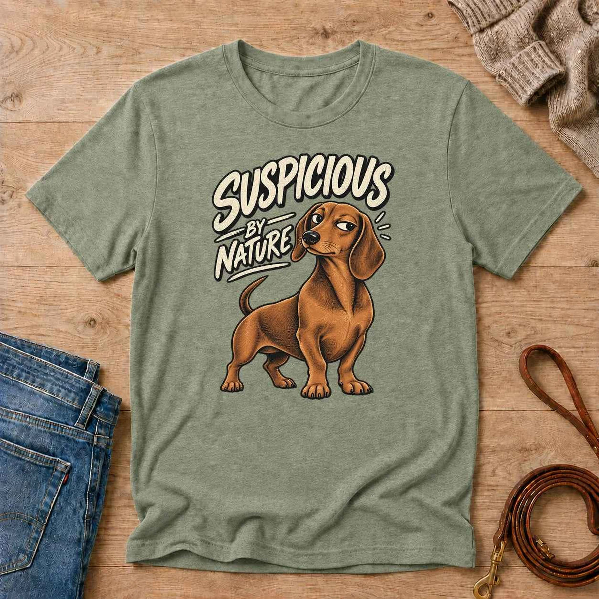 Suspicious Doxie Tee