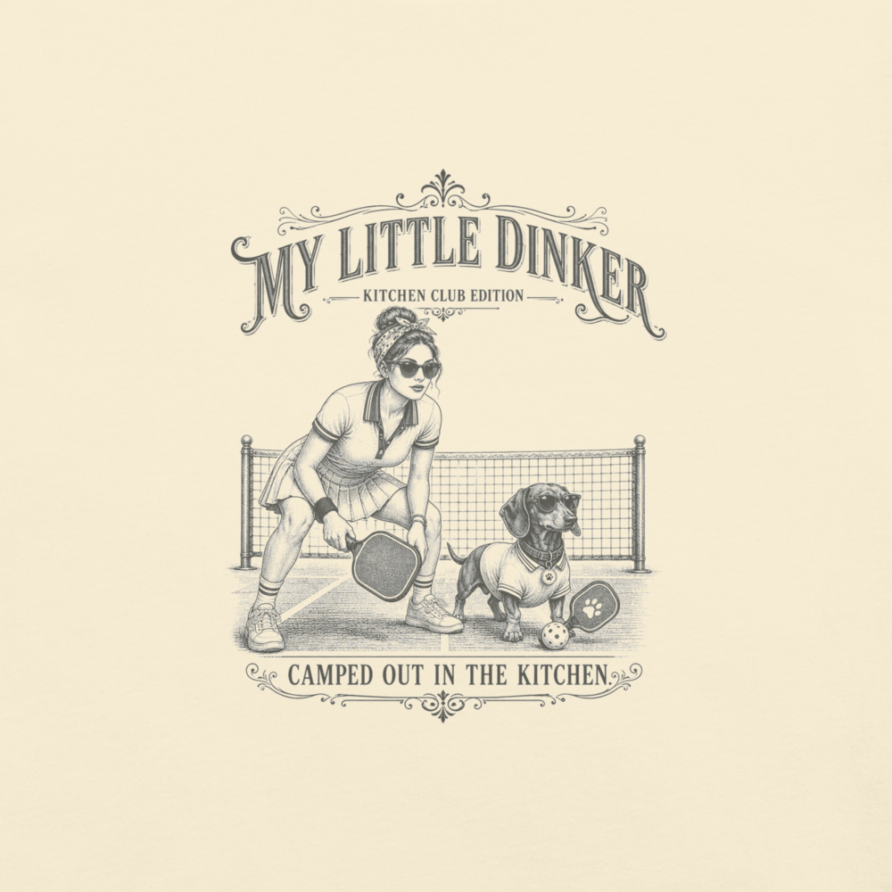 My Little Dinker Kitchen Club Edition Tee - zoomed design